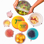 7Pcs Reusable Silicone Stretch Lids-Kitchen & Household-prime4choice.com-Prime4Choice.com