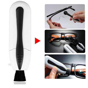 Eyeglass Sunglass Portable Cleaner-glass brush-Prime4Choice.com-Prime4Choice.com
