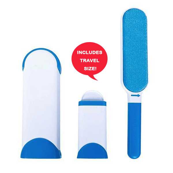 *Reusable Double Sided Fur Remover(Household+Travel)-Fur Brush-Prime4Choice.com-Blue-Prime4Choice.com