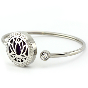 Lotus Aromatherapy Bangle Bracelet-Beauty & Fashion-Prime4Choice.com-Prime4Choice.com