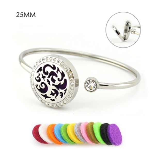 Dream Aromatherapy Bangle Bracelet 25MM-Beauty & Fashion-Prime4Choice.com-Prime4Choice.com