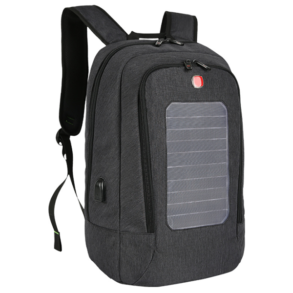 Solar Power Charger Backpack-Backpack-Prime4Choice.com-Black-Prime4Choice.com