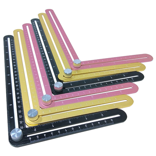 Upgraded Aluminum Multi-Angle Folding Ruler-Tools & Gadgets-Prime4Choice.com-Prime4Choice.com