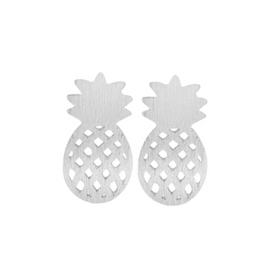 Cute Pineapple Stud Earrings-Earrings-Prime4Choice.com-Sliver-Prime4Choice.com