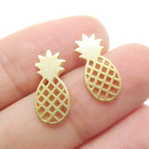 Cute Pineapple Stud Earrings-Earrings-Prime4Choice.com-Prime4Choice.com