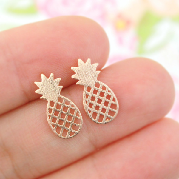 Cute Pineapple Stud Earrings-Earrings-Prime4Choice.com-Prime4Choice.com