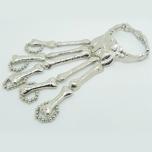 Skeleton Hand Metal Bracelet-Bracelets-prime4choice.com-Silver-Prime4Choice.com