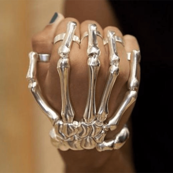 Skeleton Hand Metal Bracelet-Bracelets-prime4choice.com-Prime4Choice.com