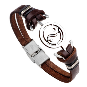 Vintage Stainless Steel Music Leather Bracelet-Beauty & Fashion-Prime4Choice.com-Brown-TaiChi-Prime4Choice.com