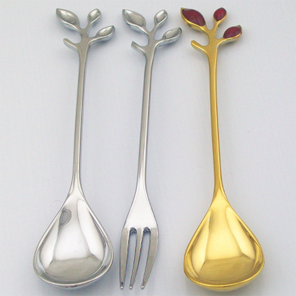 Luxury Coffee Spoons Fruit Forks Alloy Tableware-Kitchen & Dining-prime4choice.com-Prime4Choice.com