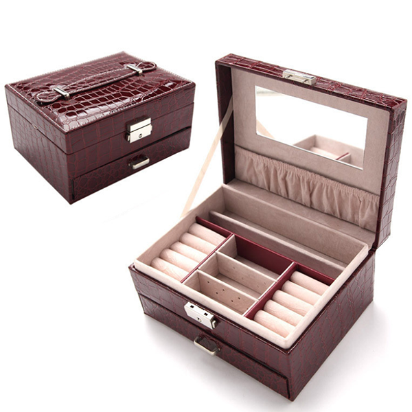 Crocodile Pattern Jewelry Box-Jewelry Box-Prime4Choice.com-Prime4Choice.com