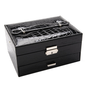 Crocodile Pattern Jewelry Box-Jewelry Box-Prime4Choice.com-Black-Square-Prime4Choice.com