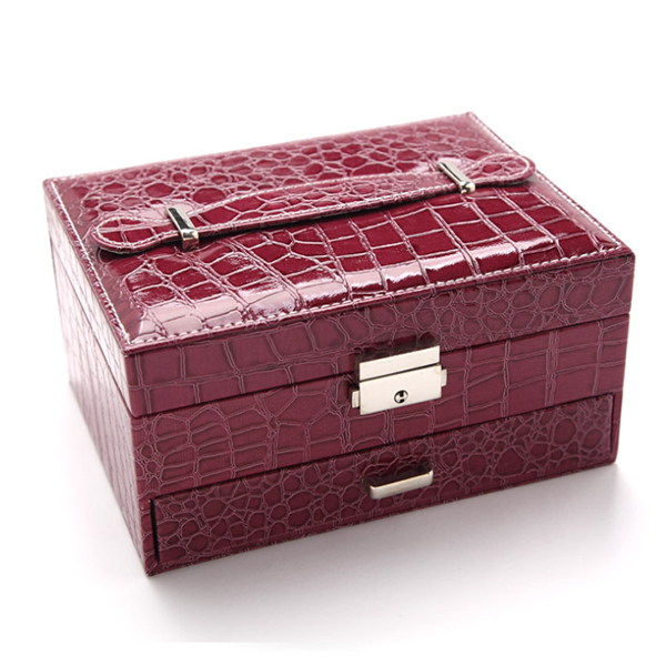 Crocodile Pattern Jewelry Box-Jewelry Box-Prime4Choice.com-Purple-Square-Prime4Choice.com