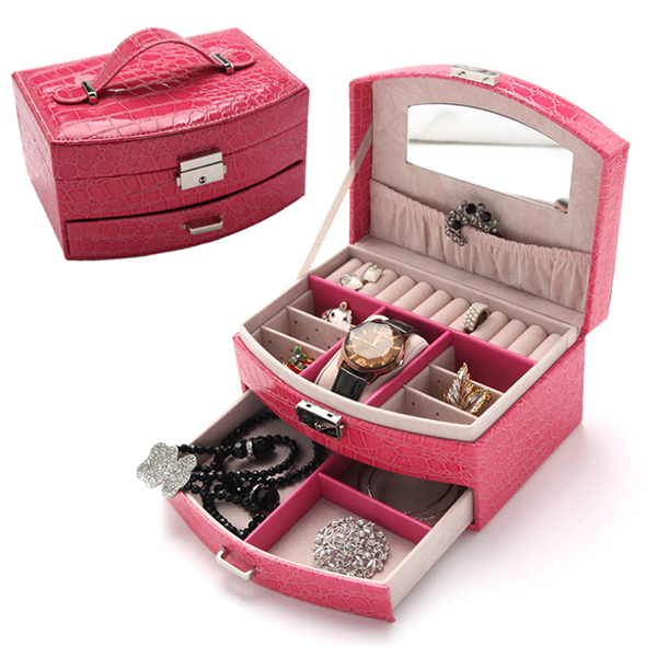 Crocodile Pattern Jewelry Box-Jewelry Box-Prime4Choice.com-Prime4Choice.com