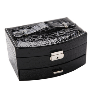 Crocodile Pattern Jewelry Box-Jewelry Box-Prime4Choice.com-Black-Sector-Prime4Choice.com