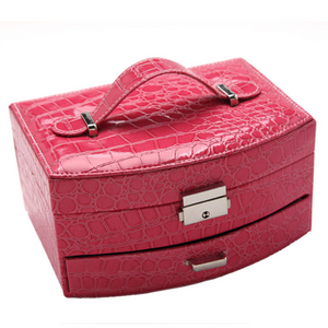 Crocodile Pattern Jewelry Box-Jewelry Box-Prime4Choice.com-RoseRed-Sector-Prime4Choice.com