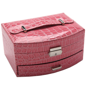 Crocodile Pattern Jewelry Box-Jewelry Box-Prime4Choice.com-Pink-Sector-Prime4Choice.com