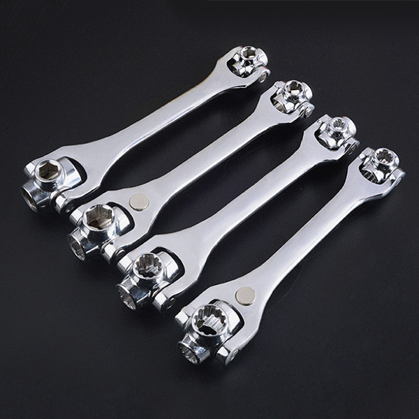 8-in-1 Socket Wrench 360 Degree Rotating Head