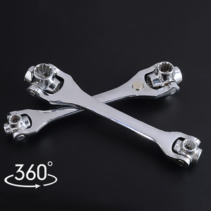8-in-1 Socket Wrench 360 Degree Rotating Head