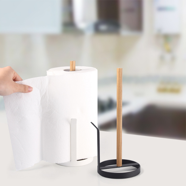 Wooden Paper Towel Holder