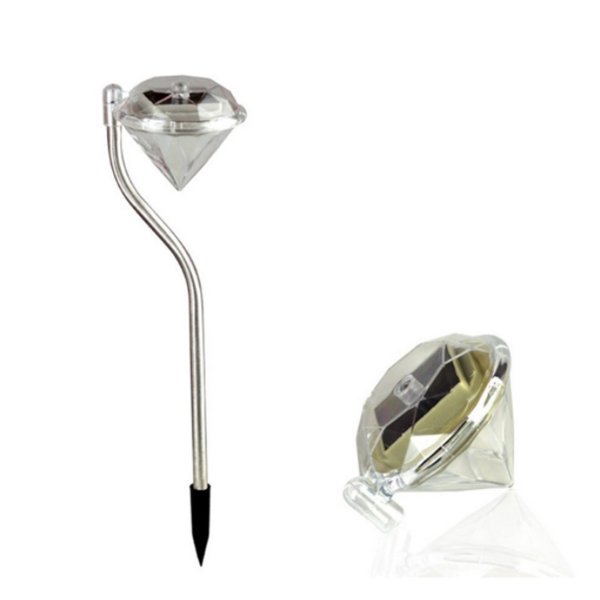 Diamond LED Solar Garden Lamp