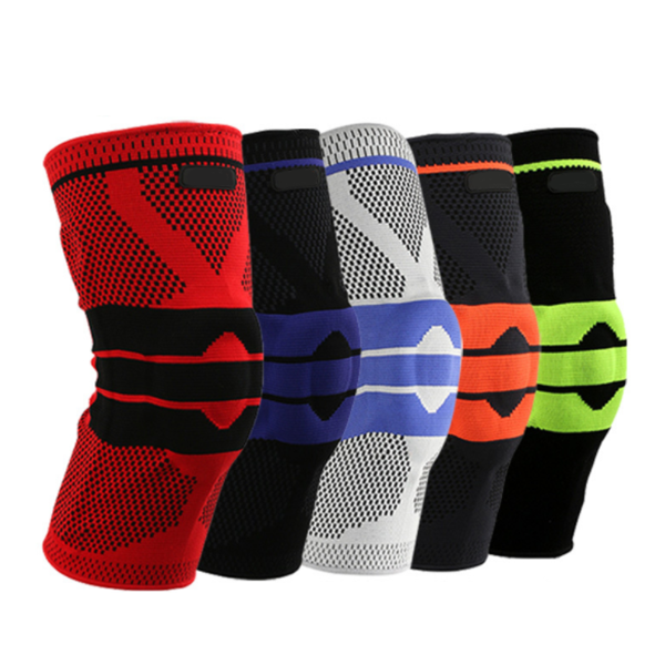 Nylon Sports Silicon Knee Sleeve