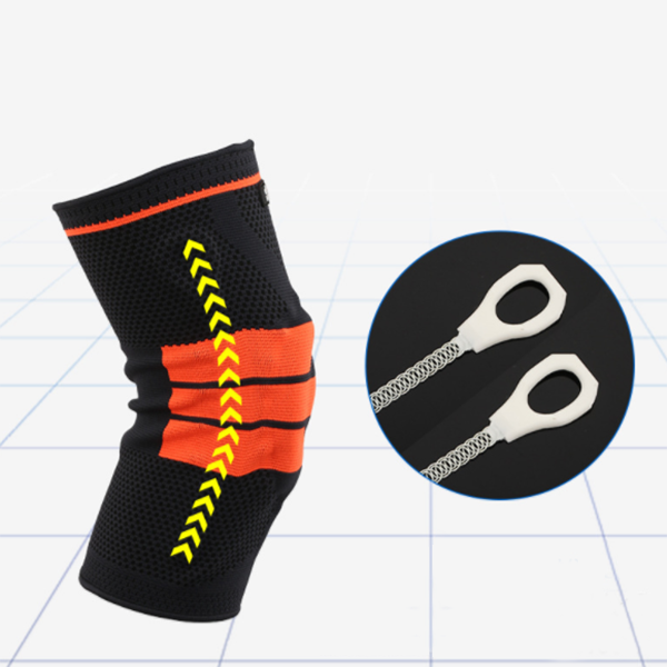 Nylon Sports Silicon Knee Sleeve