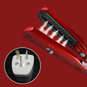 Nano Silver Steam Hair Straightener