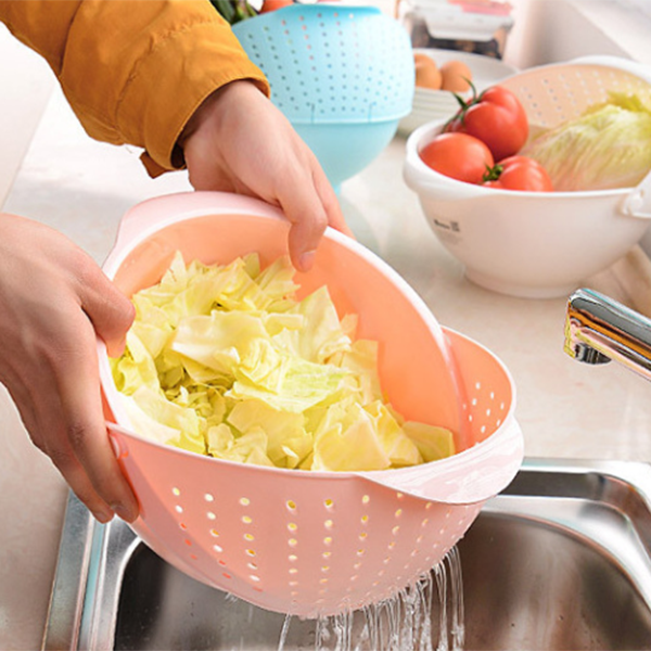 Flipping Washing Rice Basket