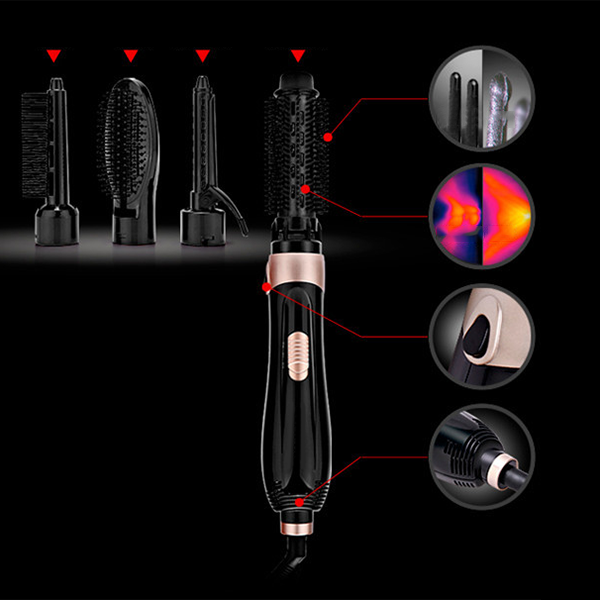 Electric Diffuser Hair Curling Styling Comb