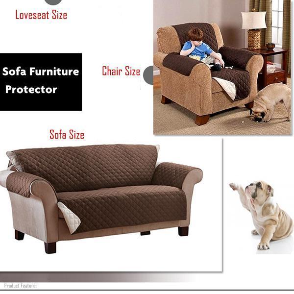 Reversible Couch Slipcover Furniture Protector