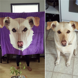 Custom Pet Fleece Blanket