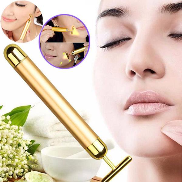 24K Gold Vibration Facial Massager-Beauty-Prime4Choice.com-Prime4Choice.com