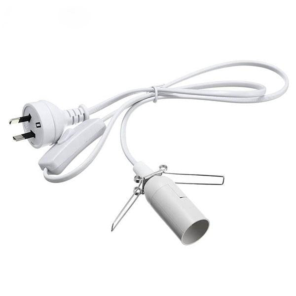 Salt Lamp Cord with Dimmer Switch E12 Socket-Light Cord-Prime4Choice.com-White-Prime4Choice.com