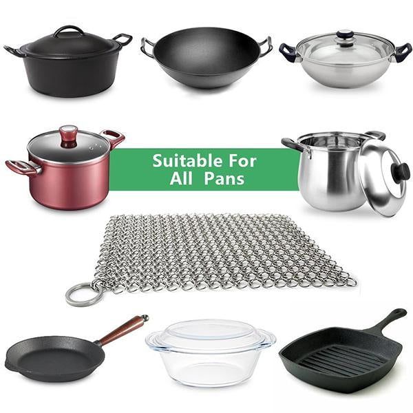 Stainless Steel Chainmail Scrubber 