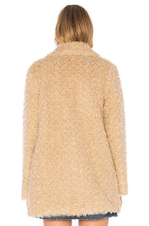 Fashion And Elegant Shag Coat