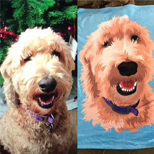 Custom Pet Fleece Blanket