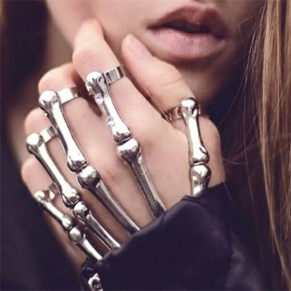 Skeleton Hand Metal Bracelet-Bracelets-prime4choice.com-Prime4Choice.com