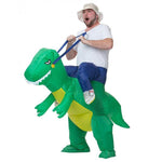 Inflatable Dinosaur Costume-Cloth-Prime4Choice.com-Green-Prime4Choice.com