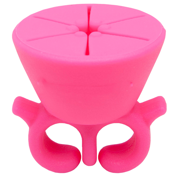 Cute Wearable Nail Polish Bottle Holder-Beauty & Fashion-Prime4Choice.com-Rose Red-Flat-Prime4Choice.com