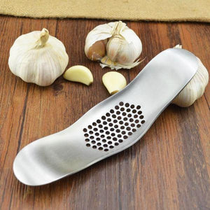 Rocking Stainless Steel Garlic Press