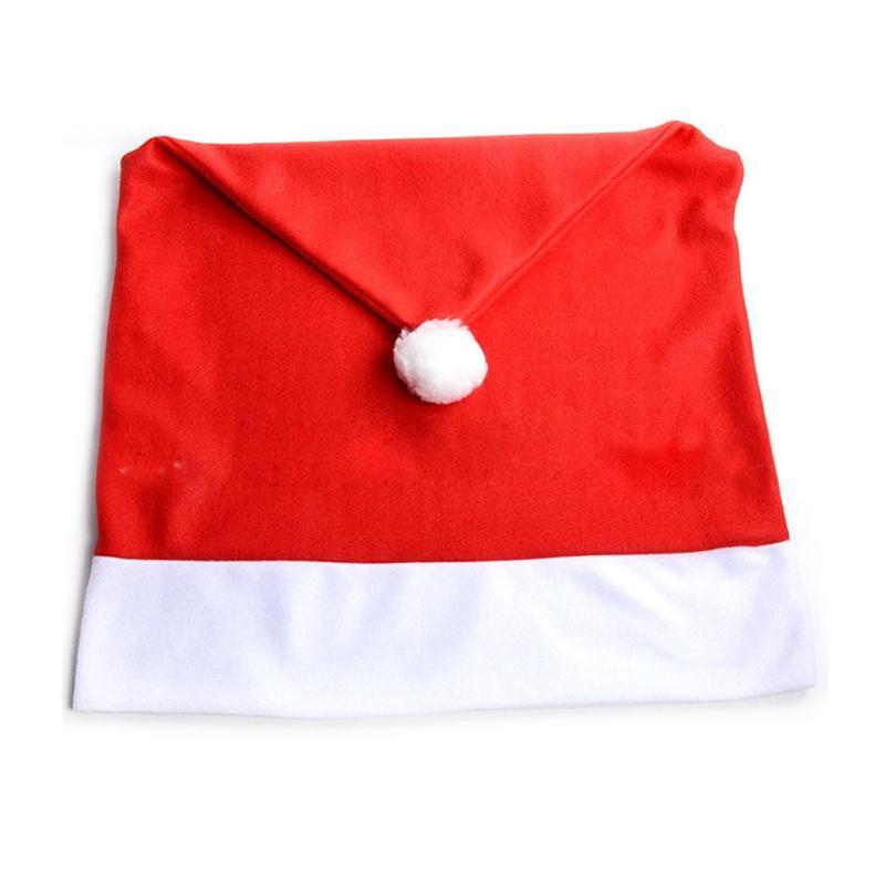 Santa Clause Red Hat Chair Cover Decor-Hats-Prime4Choice.com-Prime4Choice.com