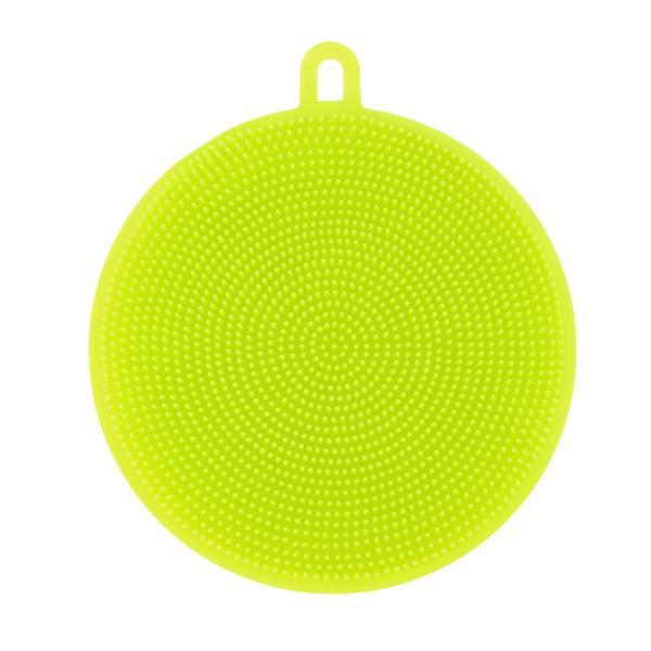 Round Silicone Dish Washing Sponge-Kitchen Cleaners-Prime4Choice.com-Green-Prime4Choice.com