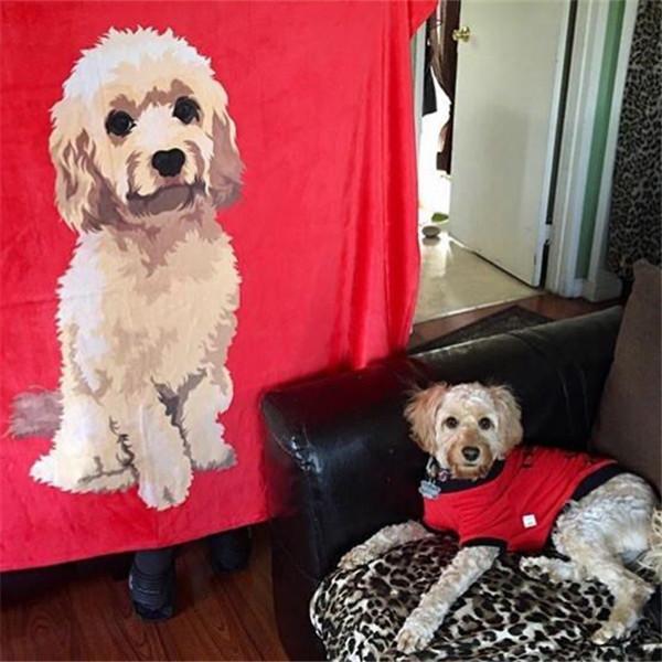 Custom Pet Fleece Blanket