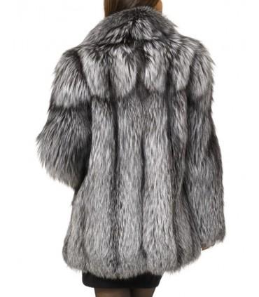 Long Sleeve Collar Pockets Fur Coats