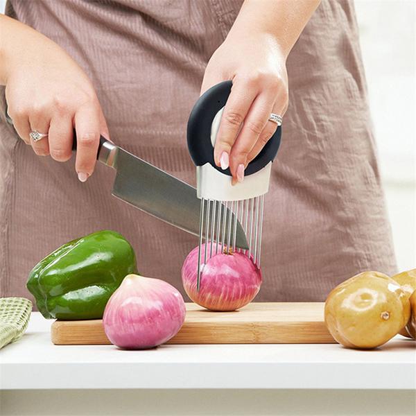 Useful Onion Holder & Slicer-Kitchen Utensils & Gadgets-prime4choice.com-Prime4Choice.com