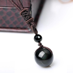 Black Obsidian Rainbow Eye Beads Natural Stone Pendant-Beauty & Fashion-Prime4Choice.com-Prime4Choice.com