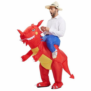 Inflatable Dinosaur Costume-Cloth-Prime4Choice.com-Red-Prime4Choice.com