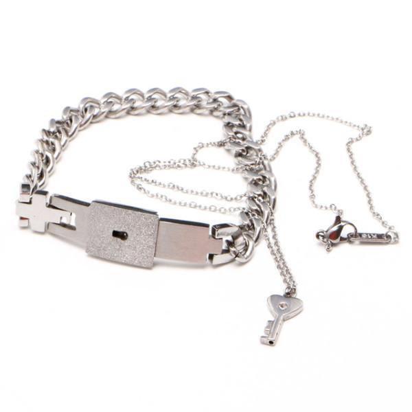 Love Lock Couples Bracelet & Necklace-Beauty & Fashion-prime4choice.com-Prime4Choice.com