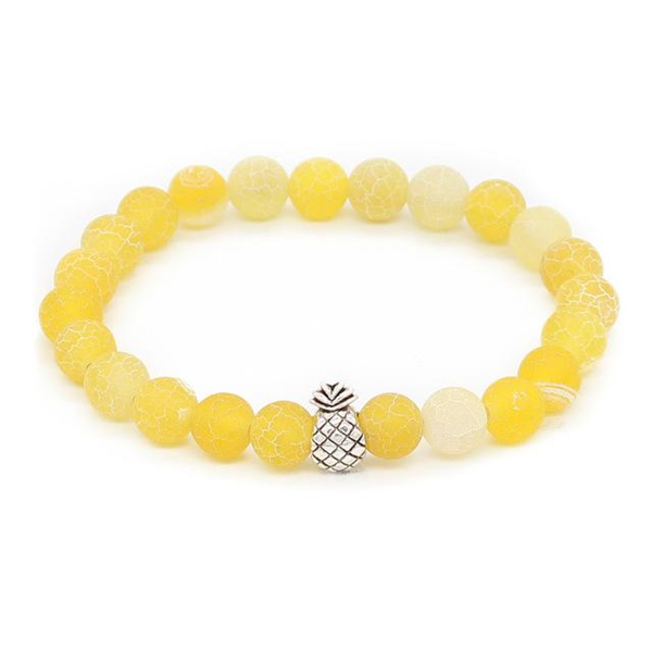 Pineapple Charm Lucky Color Beads Bracelets-Bracelets-Prime4Choice.com-Yellow-Prime4Choice.com